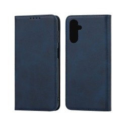 Capa de Couro com Bolso Interno para Samsung Galaxy A14 5G Azul Capa de Couro com Bolso Interno para Samsung Galaxy A14 5G Azul